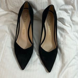 Stuart Weitzman Suede Anny Pump
